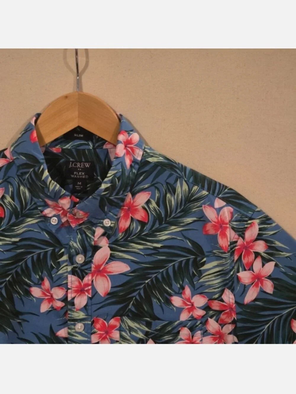 J. Crew Flex Washed Slim Fit Button Down M